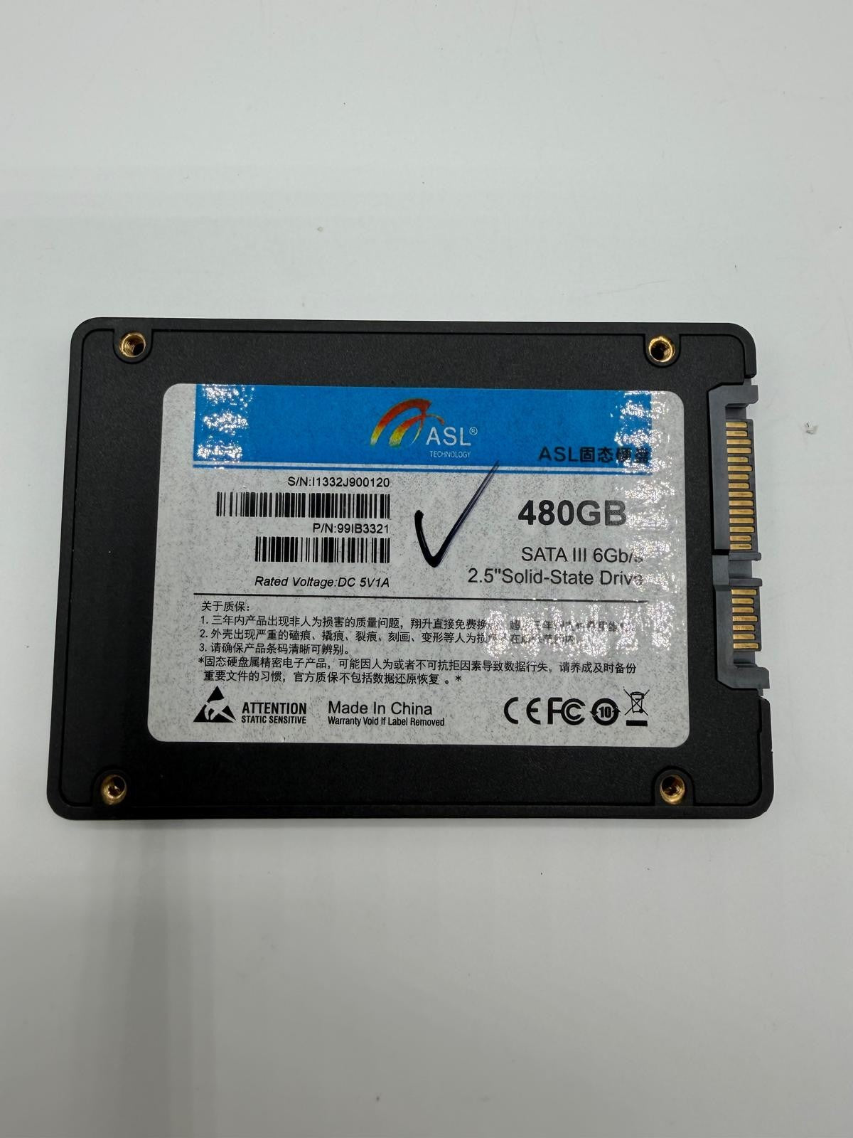 SSD SATA 2.5" 480Go 480GB Crucial PNY Intel Micron Transcend Integral LDLC ASL