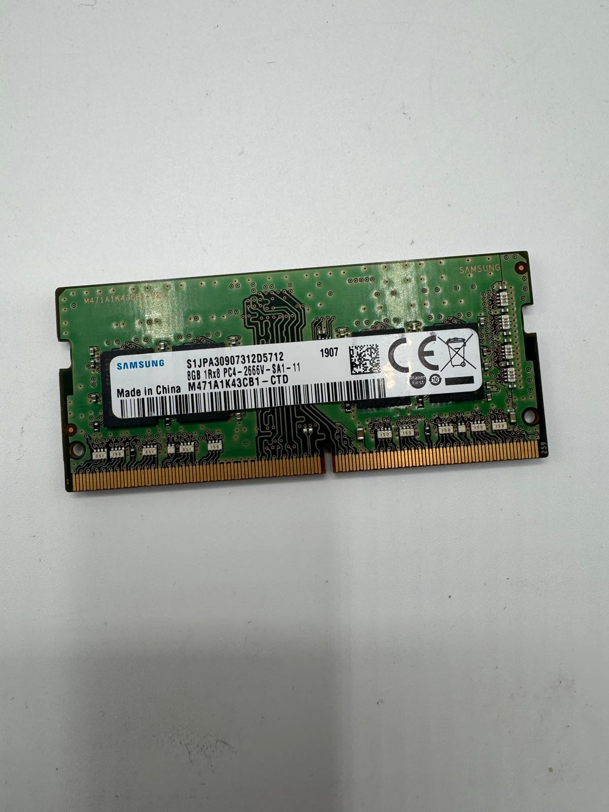 barrettes mémoire RAM DDR4 – 8 Go – 2666ghz-Samsung – Pour PC Portable