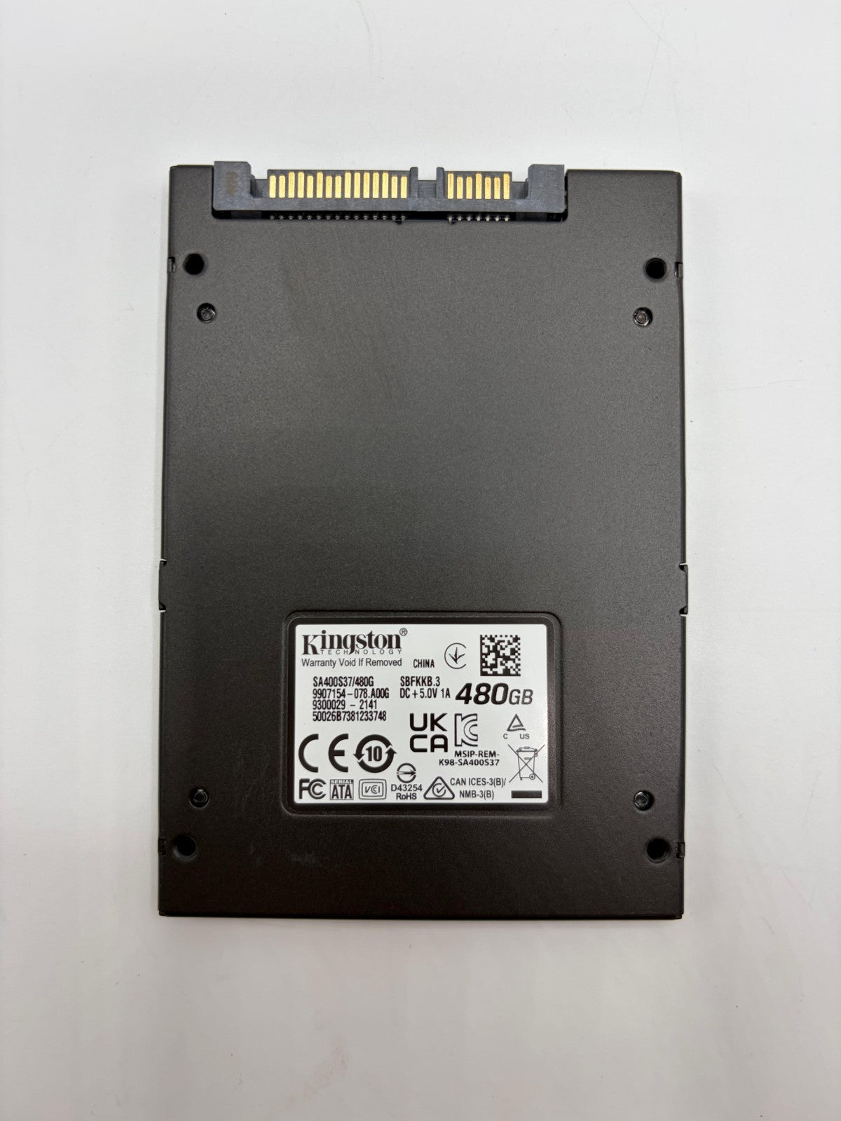 Disque Dur SSD Kingston A400 480Go SATA III 2,5" – Testé Hard Disk Sentinel