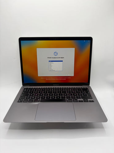Apple MacBook Air A2337 M1 8-Core 8Go 256Go SSD 13,3" macOS Ventura – Réf AT36