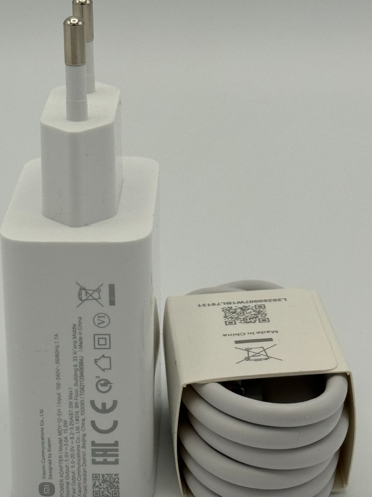 Chargeur XIAOMI 120W d'origine 100% + Cable USB-Type-C