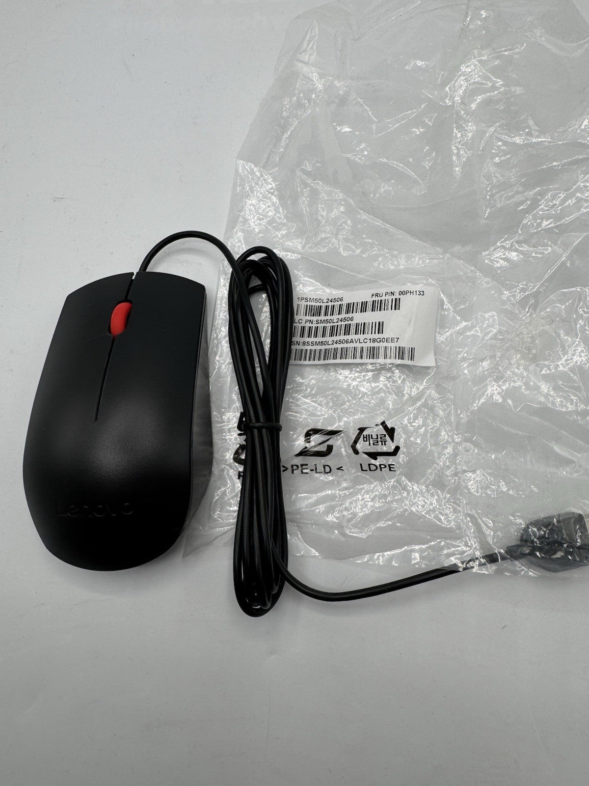 Souris Lenovo d’origine – USB-filaire –neuve