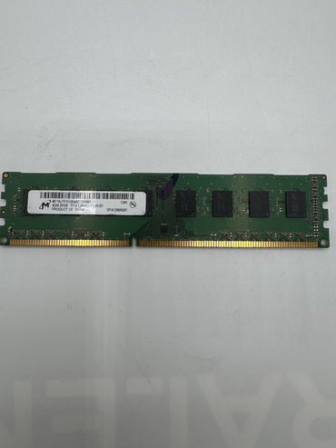 RAM 4Go DDR3 1600MHz PC3-12800U DIMM 2Rx8 Micron HP 655410-150 Bureau