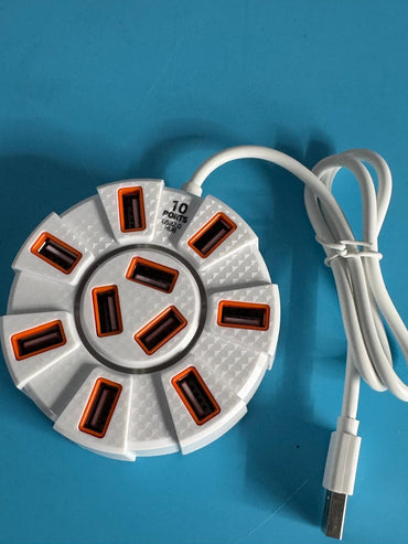 Hub USB 10 Ports – Adaptateur Multi-Ports avec LED