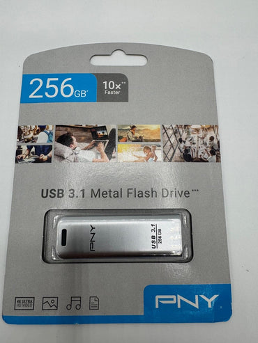 Clé USB PNY 256 Go – USB 3.1 – Métal – Neuve sous blister