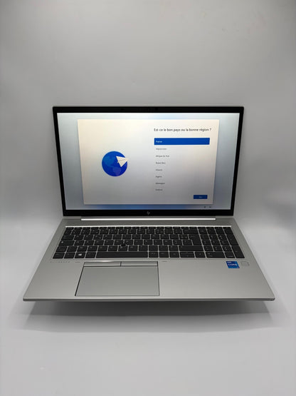 HP EliteBook 850 G8 – i7-1185G7 – 32Go RAM – SSD NVMe 512Go – 15,6" –  Ref. AT36
