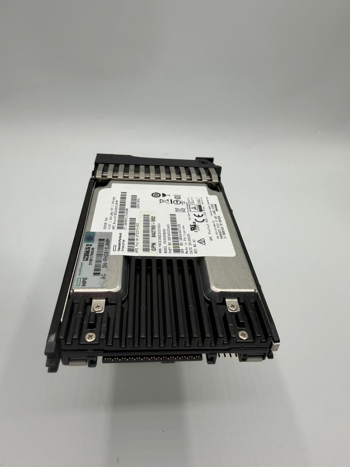 SSD HPE 800Go SAS 12Gb 2.5" PX05SVB080 - Caddy inclus - Teste OK