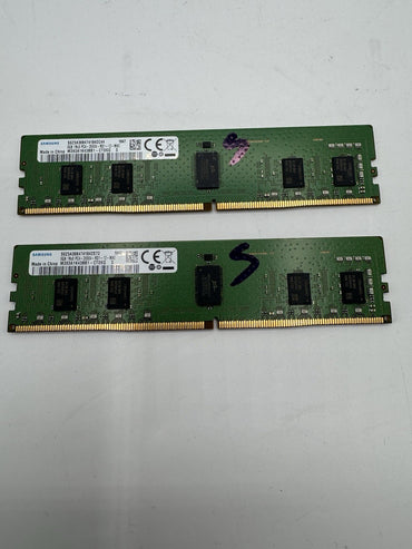 Lot 2x 8Go RAM DDR4 ECC 2666 MHz Samsung –total 16gb-Go Serveur Workstation