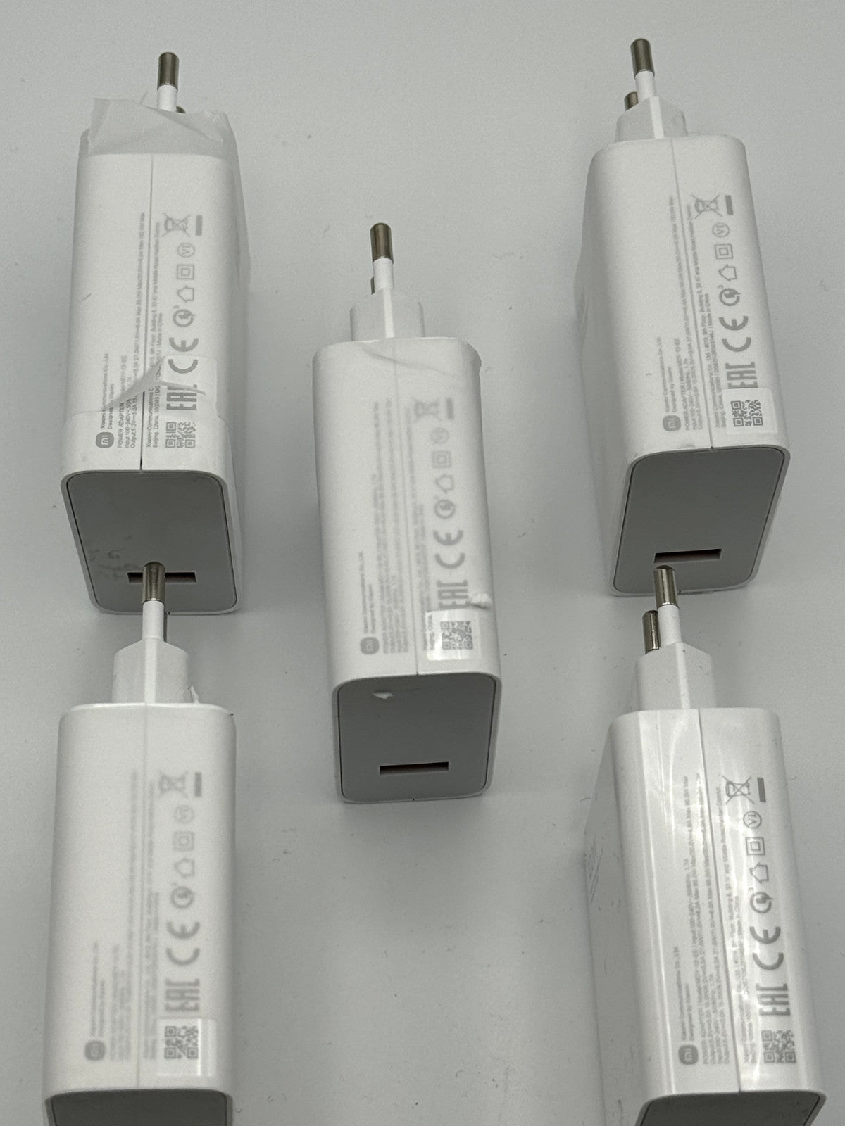 lot de 5 chargeur  XIAOMI 120W d'origine 100% sans cable adaptateur seul