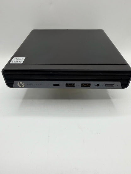 HP ProDesk 400 G6 DM i3-10100T 8Go RAM 256Go SSD NVMe Win11 Pro WiFi REF J43