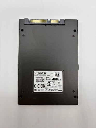 Disque Dur SSD Kingston A400 480Go SATA III 2,5" – Testé Hard Disk Sentinel
