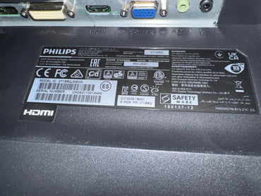 Écran Philips 271B8QJEB/00 – 27" Full HD – IPS – HDMI / DVI / VGA – Haut-parleur