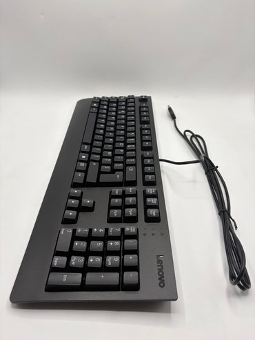 Clavier Lenovo USB AZERTY FR Noir Pavé Numérique NEUF