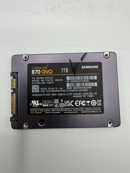 SSD SATA 2.5 1To Samsung 860 EVO 860 QVO 870 QVO Crucial BX500 - Au choix