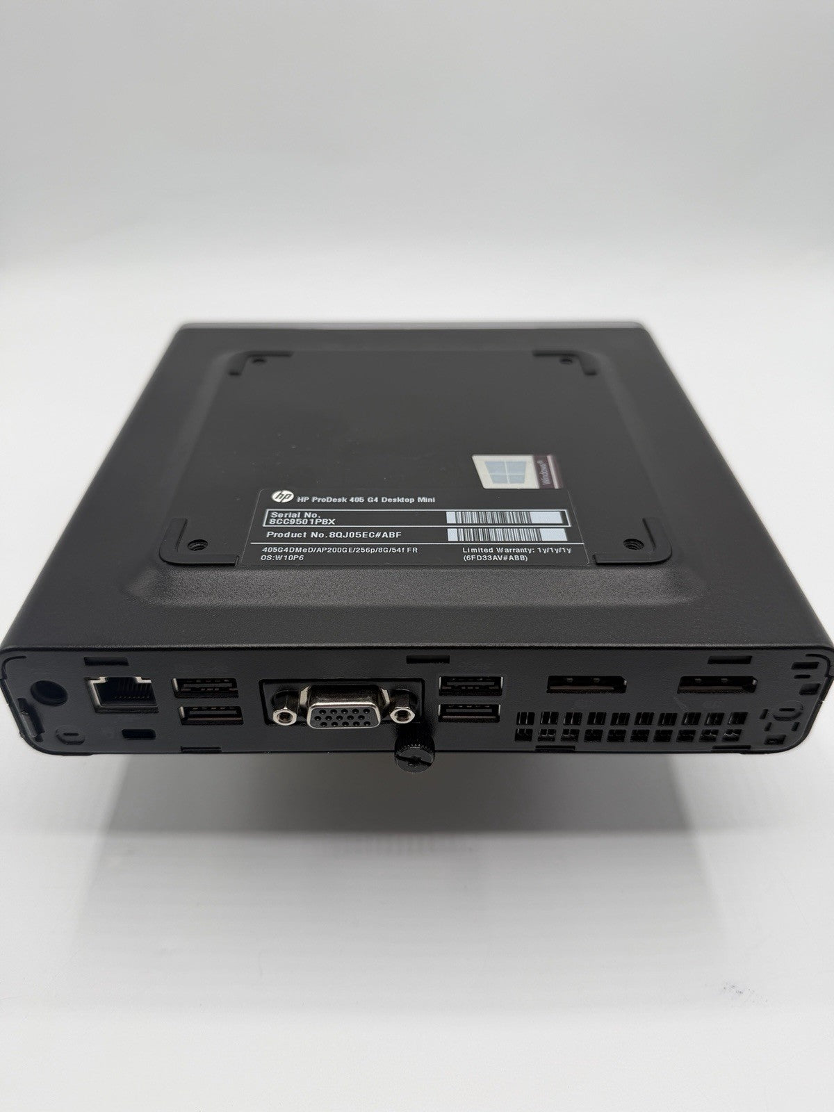 HP ProDesk 405 G4 Mini – AMD Athlon PRO 200GE – 8Go RAM – 256 SSD –win11-ref S01