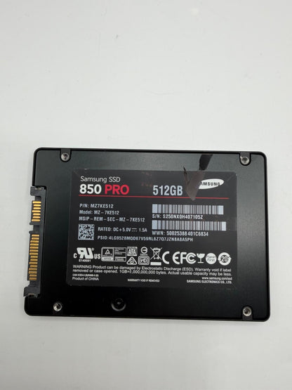 SSD SATA 2.5" 512Go Samsung Kingston SanDisk Intel WD Micron ADATA Patriot