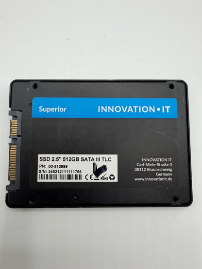 SSD SATA 2.5" 512Go Samsung Kingston SanDisk Intel WD Micron ADATA Patriot