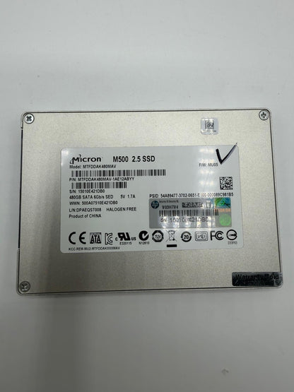 SSD SATA 2.5" 480Go 480GB Crucial PNY Intel Micron Transcend Integral LDLC ASL