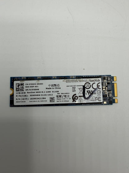 SSD M.2 2280 SATA 512Go 512GB SanDisk Samsung Toshiba Micron 2-Power - Au choix