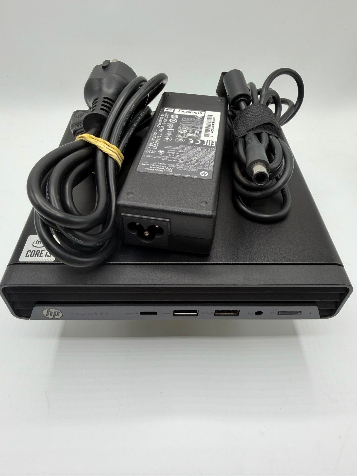 HP ProDesk 400 G6 DM i3-10100T 8Go RAM 256Go SSD NVMe Win11 Pro WiFi REF J43