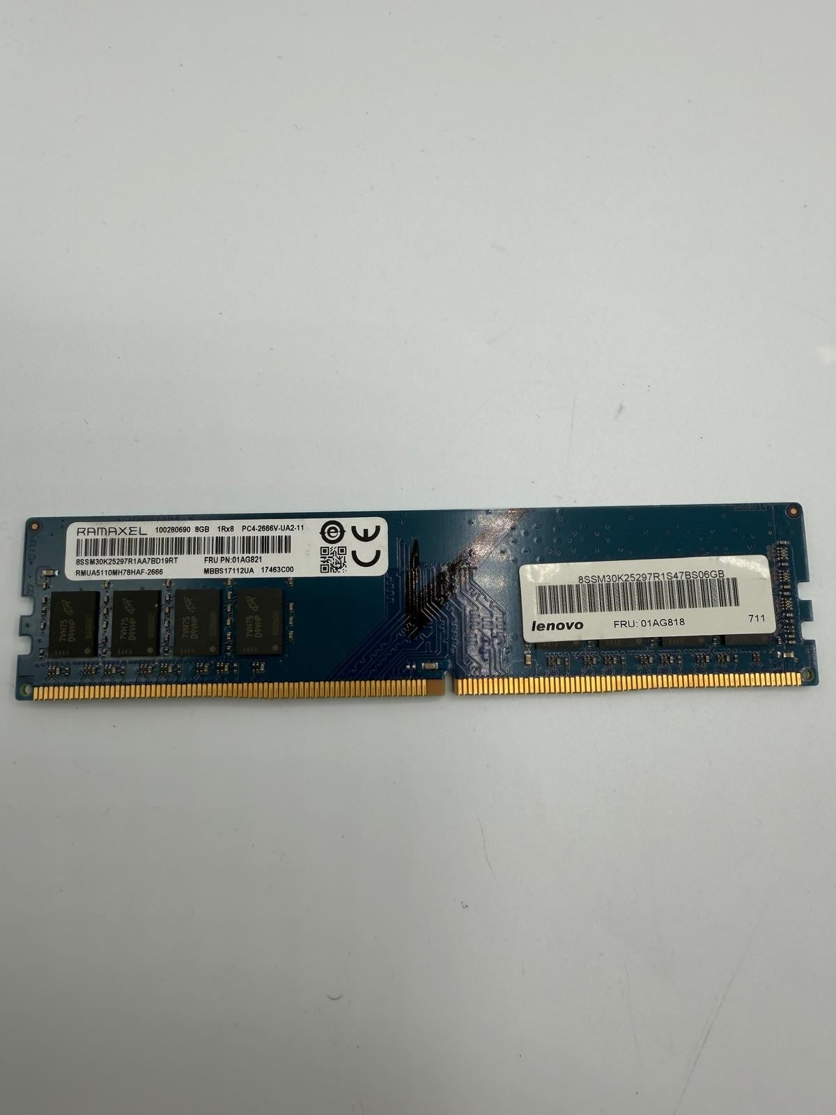 Barrette RAM DDR4 8Go DIMM PC Bureau Samsung Kingston Ramaxel Micron - Au choix