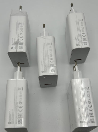 lot de 5 chargeur  XIAOMI 120W d'origine 100% sans cable adaptateur seul
