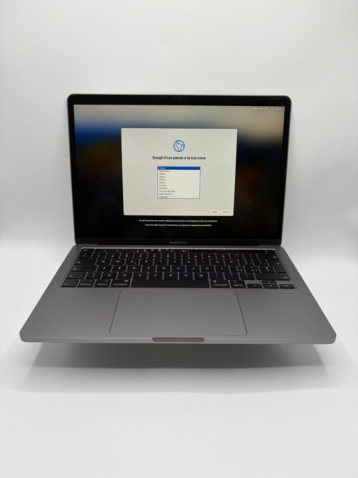 Apple MacBook Pro A2289 13,3" i5-8257U 8Go 256Go SSD QWERTY Italien – Réf AT35