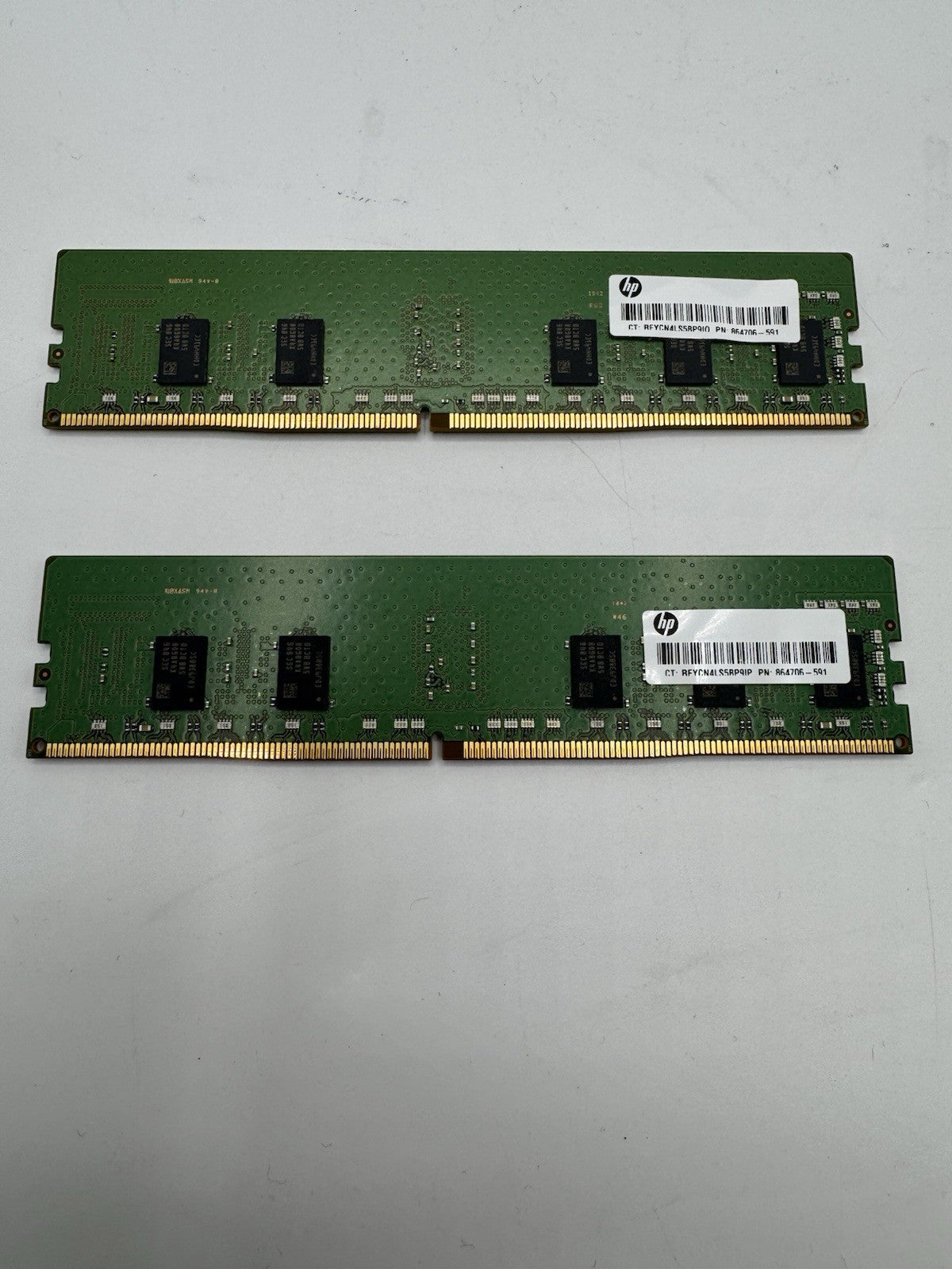 Lot 2x 8Go RAM DDR4 ECC 2666 MHz Samsung –total 16gb-Go Serveur Workstation