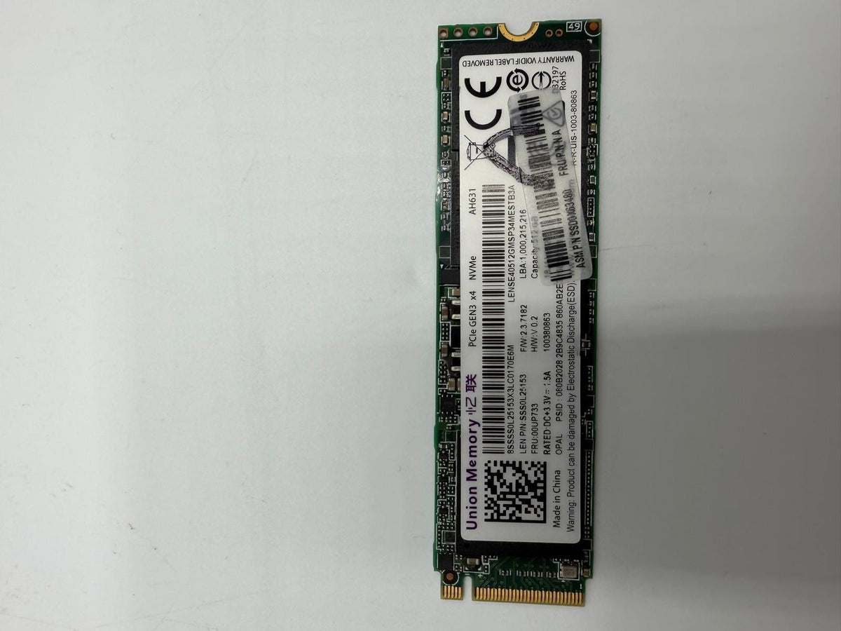 SSD NVMe M.2 2280 512Go Samsung Toshiba Intel WD Micron SK hynix Kioxia Kingston