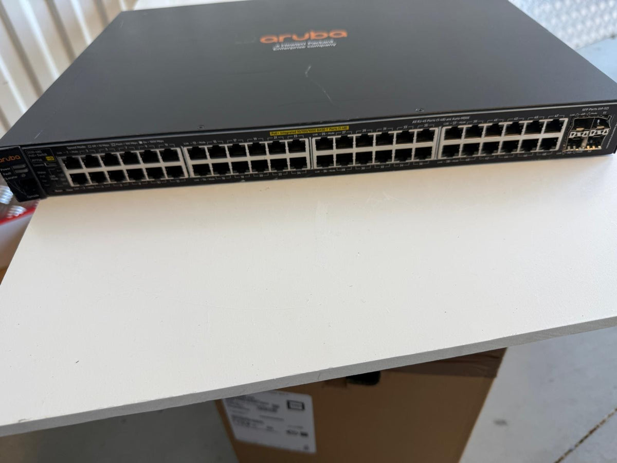 Switch Aruba HPE 2530-48G PoE+ J9772A 48 Ports Gigabit + 4 SFP Manageable