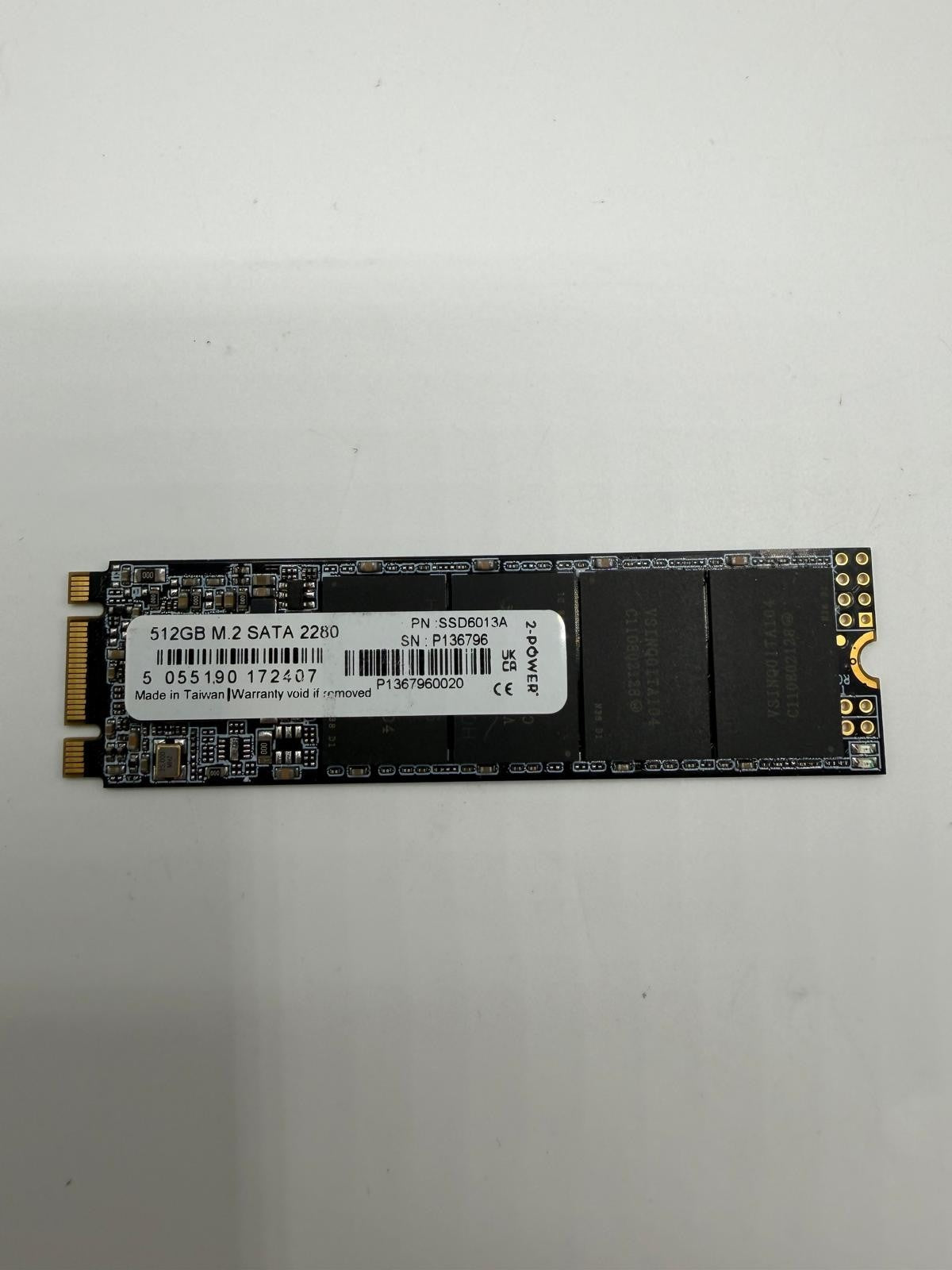 SSD M.2 2280 SATA 512Go 512GB SanDisk Samsung Toshiba Micron 2-Power - Au choix