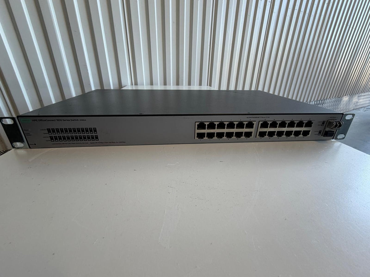 Switch HPE OfficeConnect 1820 J9980A 24 Ports Gigabit + 2 SFP Manageable