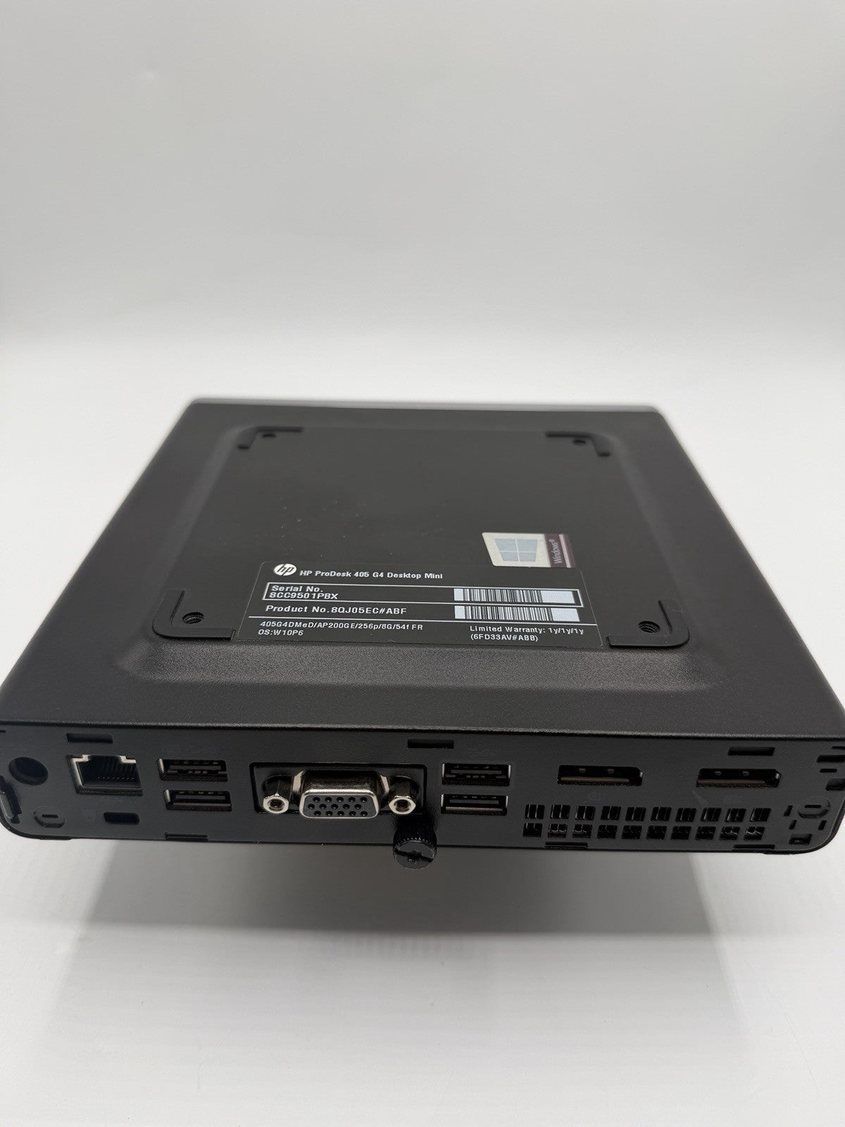 HP ProDesk 405 G4 Mini – AMD Athlon PRO 200GE – 8Go RAM – Sans SSD – ref S90