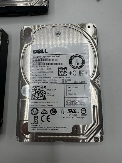 HDD 2.5" 1TB SAS Dell ST1000NX0433 7.2K 12Gbps Serveur prix unitaire / 1 unité