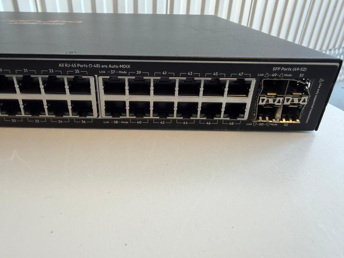 Switch Aruba HPE 2530-48G PoE+ J9772A 48 Ports Gigabit + 4 SFP Manageable