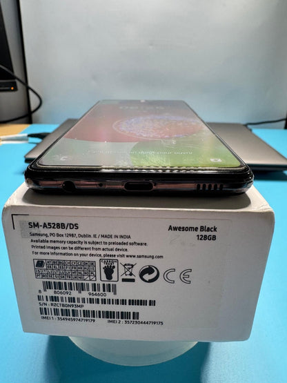 Samsung Galaxy A52s 5G 128 Go – Noir – Dual SIM – Très bon état –Boîte d’origine
