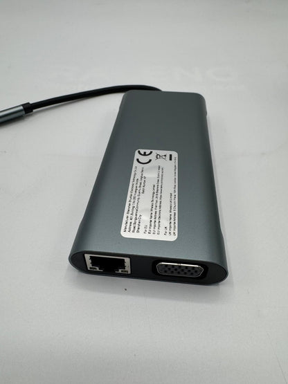 Station d’Accueil USB-C 11-en-1 – 4K HDMI / VGA / Ethernet / USB 3.0 / PD 100W