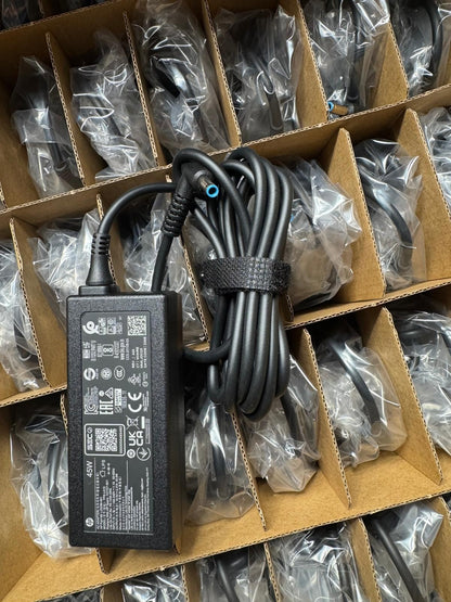 Chargeur HP Original 45W – 19.5V / 2.31A-Connecteur 4.5x3.0mm Bleu–neuf +cable