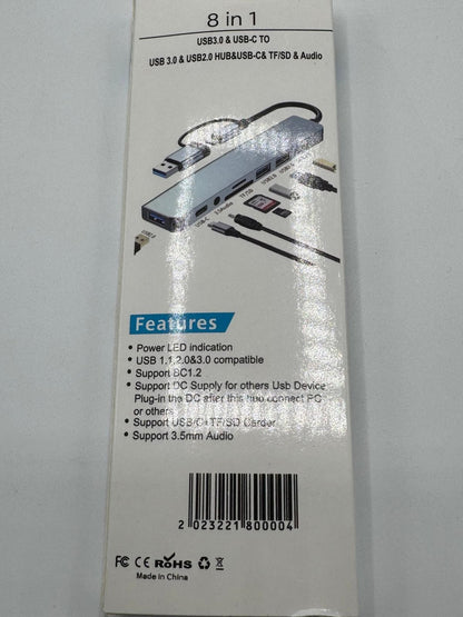 Hub USB-C & USB 3.0 – Station d’Accueil Multifonction 8-en-1 / 10-en-1